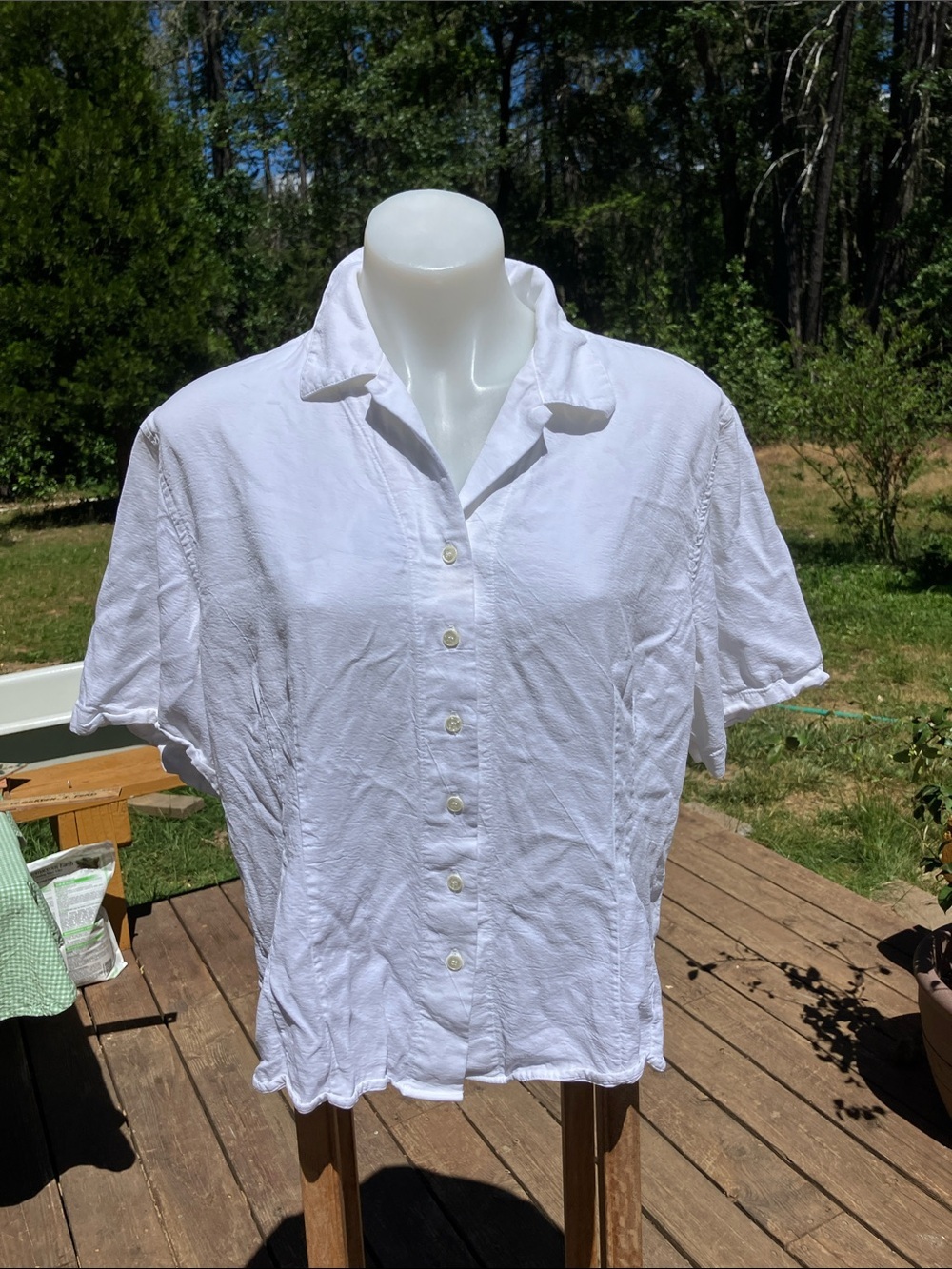 Tianello XL made in USA SS crop jacket 100%  tencel  garment died